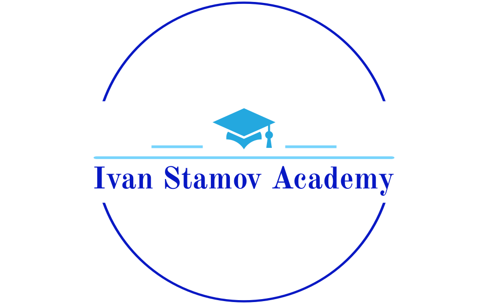 Ivan Stamov Academy-logo no background е илюстрация на лого на Иван Стамов Академия